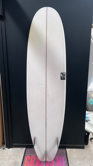 Second Hand Liquid Lines 7'4" Mid Length W/Fins and Bag