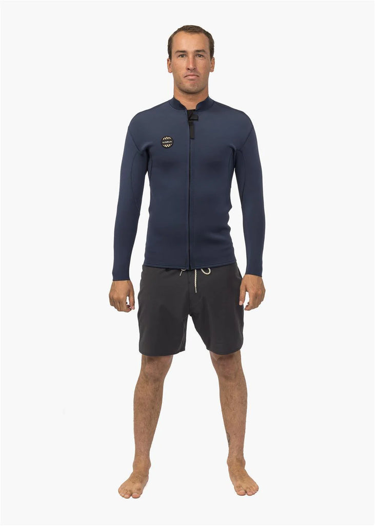 VISSLA SOLID SETS 2MM FRONT ZIP WETSUIT JACKET