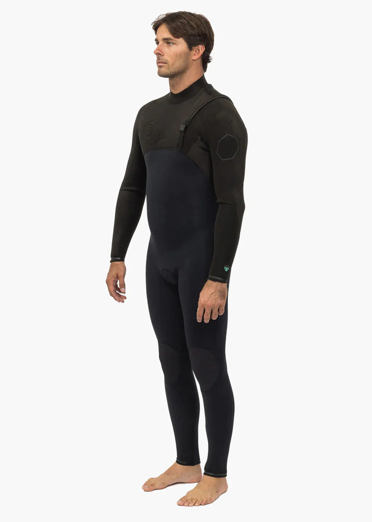 Vissla Mens High Seas 4/3 Steamer, Chest Zip