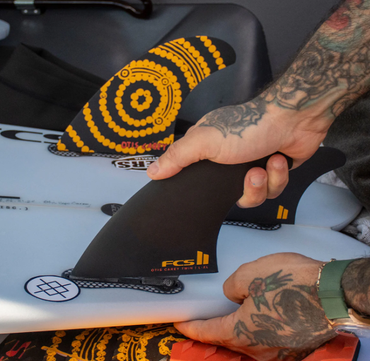 FCS II Otis Carey Twin + 1 Fin Set