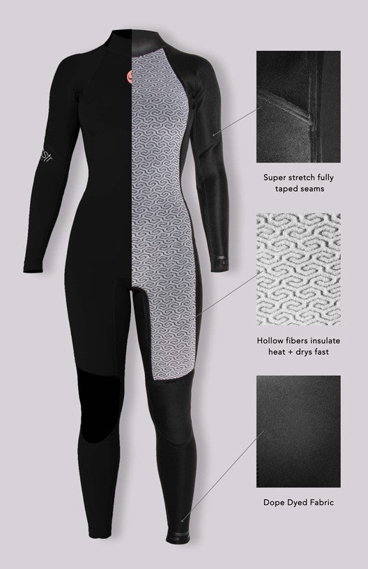 SISSTREVOLUTION 7 SEAS 5/4 HOOD CHEST ZIP STEAMER