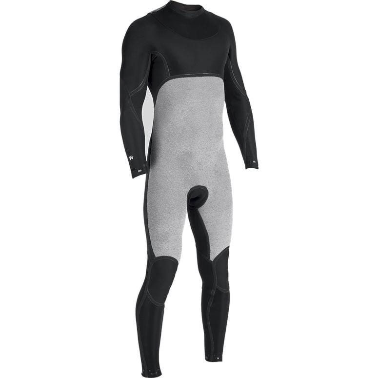 Vissla 7 Seas 4/3mm Back Zip Steamer - Black