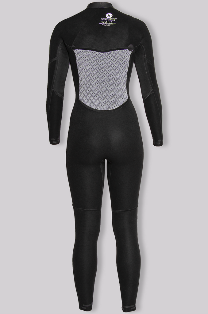 SISSTREVOLUTION 7 SEAS 4/3 CHEST ZIP STEAMER - Black