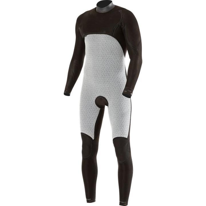 Vissla Mens 7 Seas 4/3mm Steamer - Black with Jade