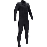 Vissla Mens 7 Seas 3/2mm Chest Zip Steamer - Stealth/Black