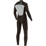 Vissla Boys 7 Seas 4/3 Chest Zip Steamer - Black