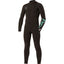 Vissla Boys 7 Seas 4/3 Chest Zip Steamer - Black