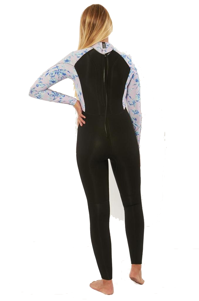 Sisstrevolution Summer Seas 3/2 Back Zip Steamer Orchid