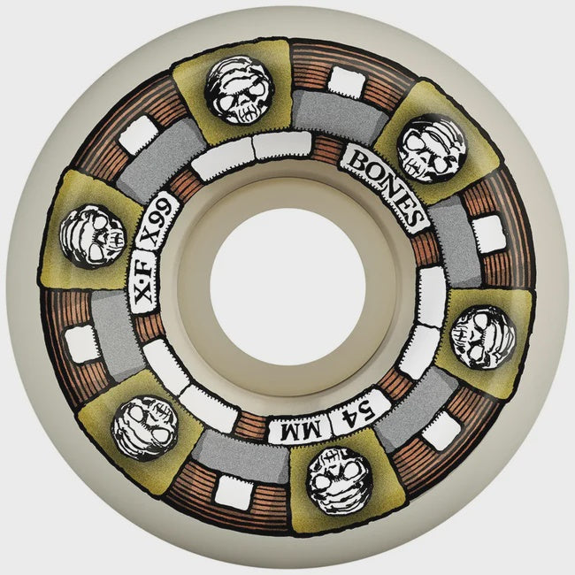 BONES WHEELS - X-FORMULA SKATEBOARD WHEELS TIMELESS MACHINE 56MM V5 SIDECUT 99A