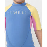 O'Neill Reactor Toddler Short Sleeve Back Zip 2mm Springsuit
