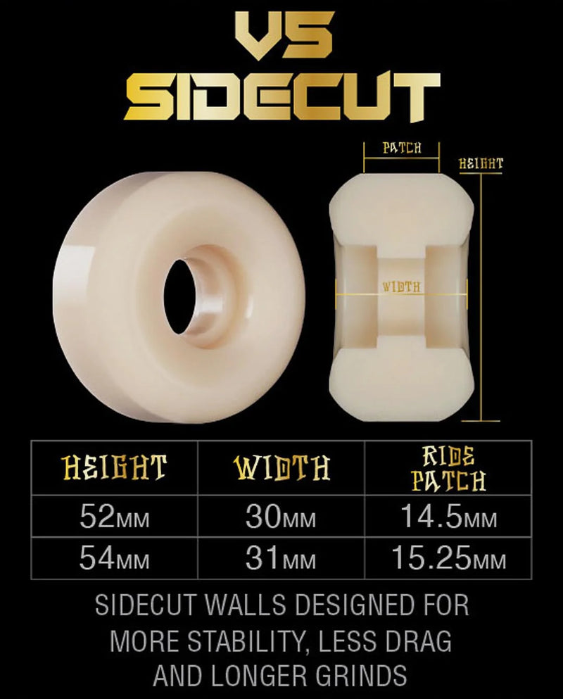 Bones - X-Formula Homoki Vision Quest V5 Sidecut 97A Wheels