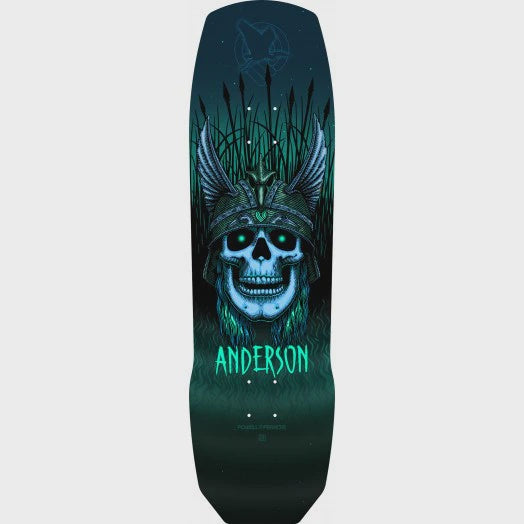 POWELL PERALTA - ANDY ANDERSON HERON SKULL TEAL DECK
