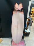 2nd Hand Salt Gypsy Shorebird 5'11, 34L with fins & leash
