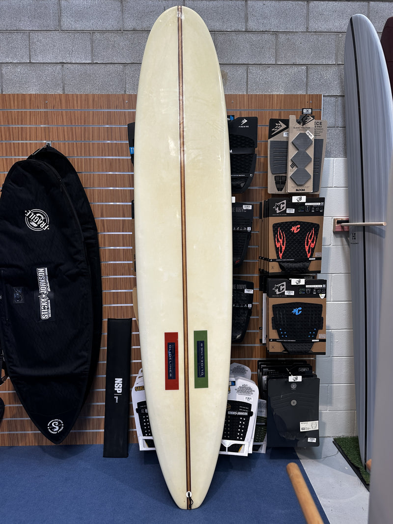 2nd Hand Taranaki Custom Sirocco Glideliner w fins + bag - 9'2, approx 73L