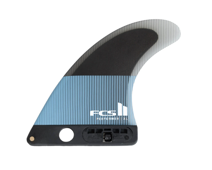 FCS II Performer PC Longboard Centre Fin - Tranquil Blue