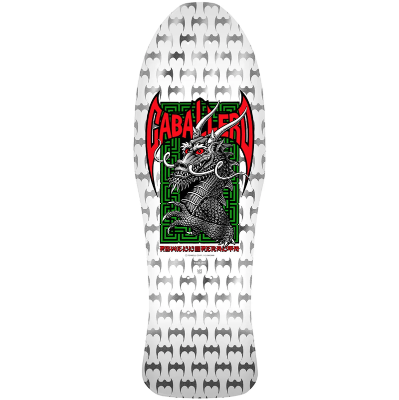 Powell Peralta - Bones Brigade Caballero Series 17 - White - Deck 9.95"