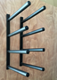 Curve Surfboard Wall Rack - Quad Steel