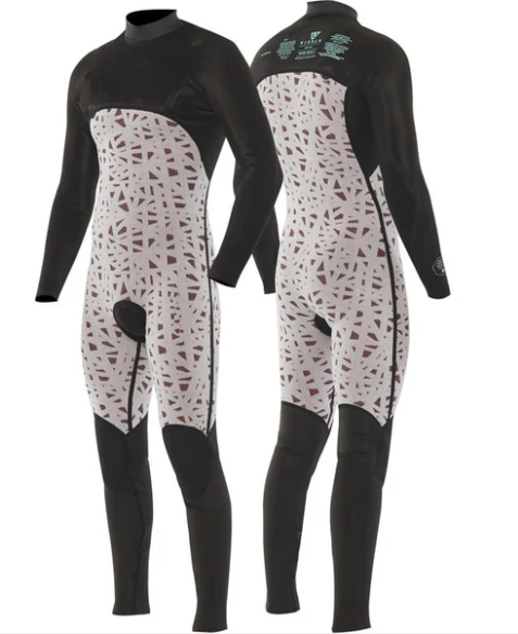 Vissla Mens High Seas 3/2 Steamer, No Zip - Stealth