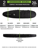 Creatures Longboard DT 2.0 Double Bag