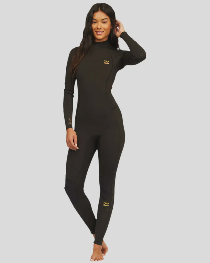Billabong Womens 4/3 Synergy Back Zip Wetsuit