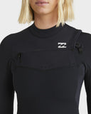 Billabong Womens 4/3 Furnace Natural Chest Zip Wetsuit