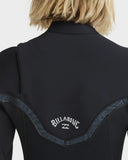 Billabong Womens 4/3 Furnace Natural Chest Zip Wetsuit