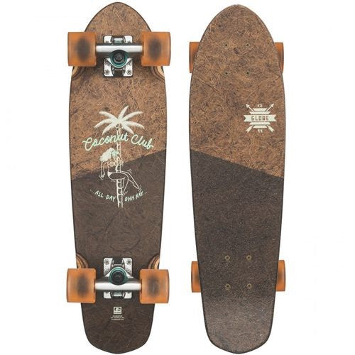 Globe Blazer 26" Skateboard Cruiser Complete - Coconut/Black