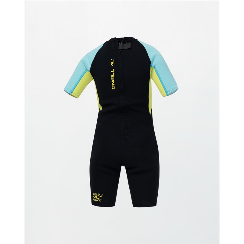 O'Neill Reactor Toddler Short Sleeve Back Zip 2mm Springsuit