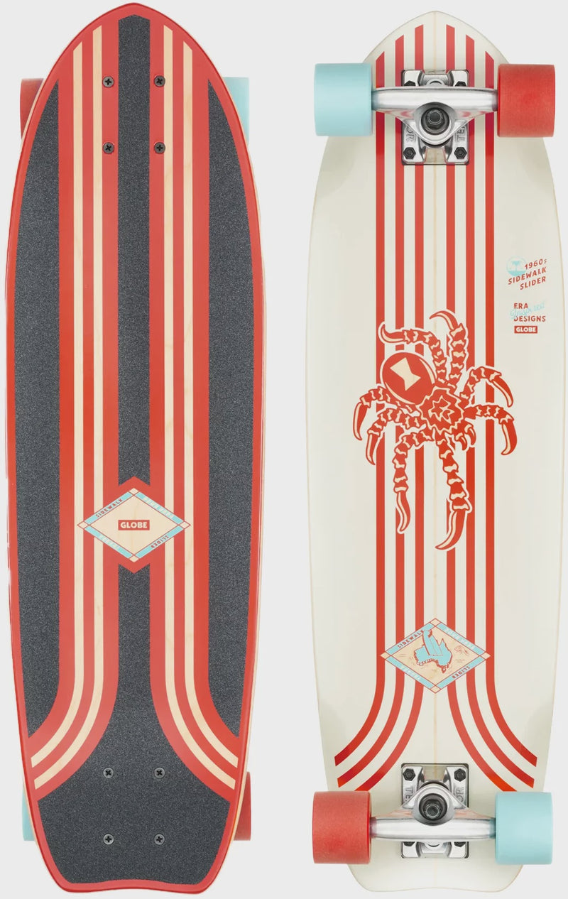 Globe Sidewalk Slider 28" Complete Cruiser - Red/Spider