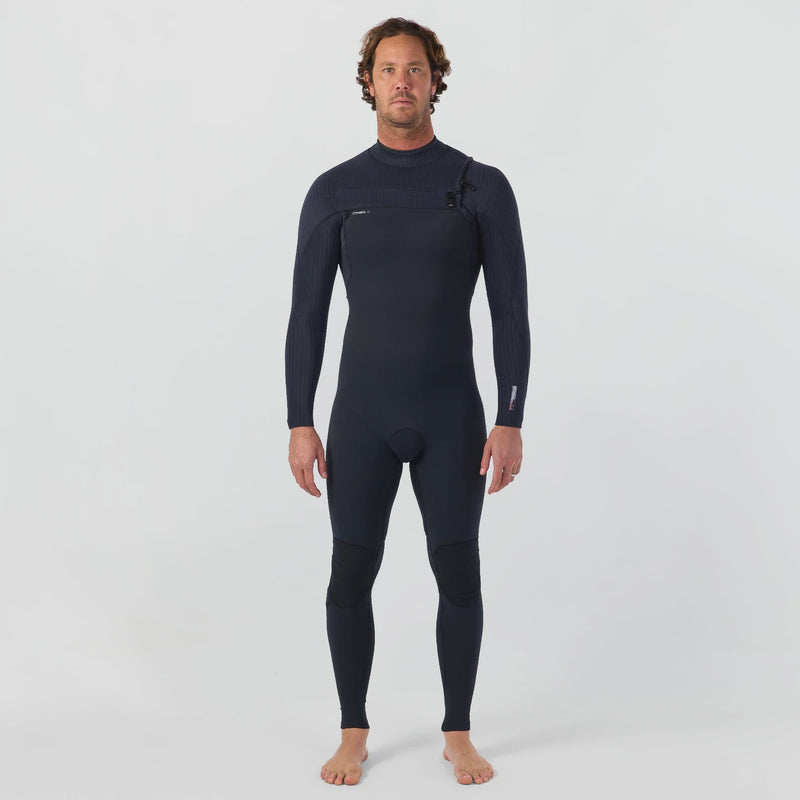 O'Neill HyperFreak 4/3+ Steamer Chest Zip Wetsuit - Black