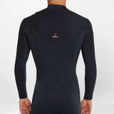 O'Neill HyperFire 3/2mm Steamer Chest Zip Wetsuit - Black