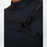 O'Neill HyperFire 3/2mm Steamer Chest Zip Wetsuit - Black