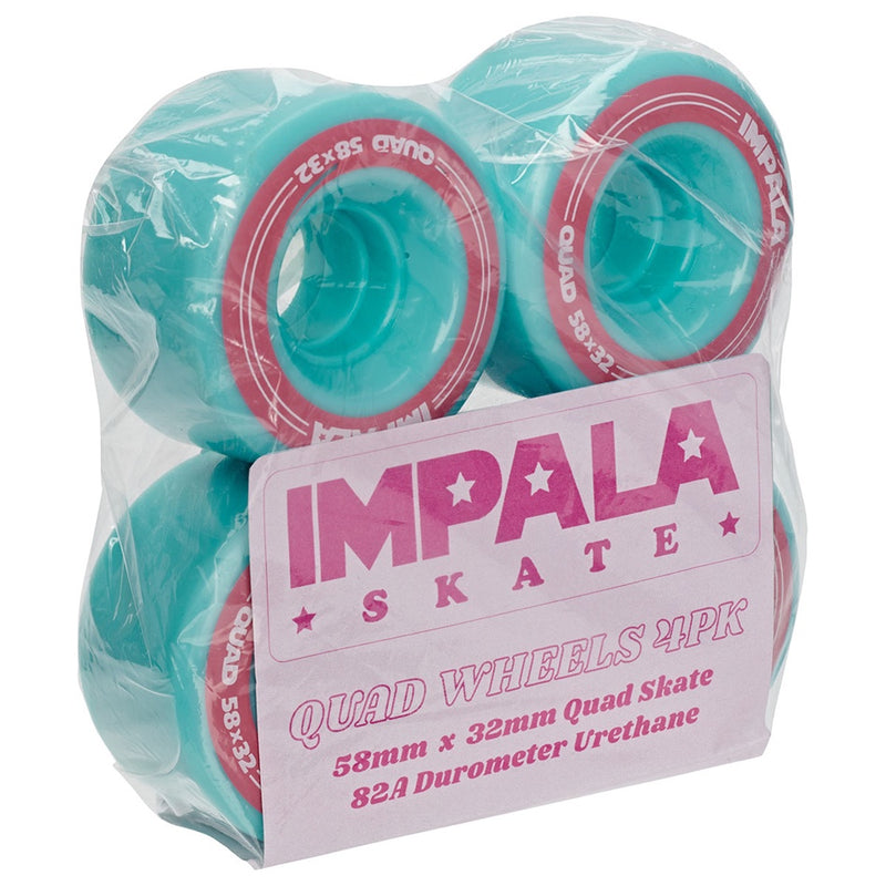 Impala Quad Rollerskate Wheels 4pk
