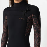 O'Neill Women's Bahia 3/2mm Steamer Chest Zip - Terra Weave