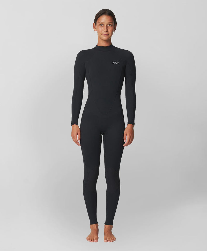 O'Neill Women's Reactor 3/2mm Steamer Wetsuit - Black
