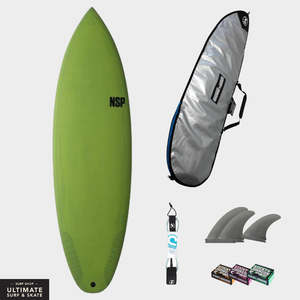 NSP Tinder D8 Shortboard - Protech Package