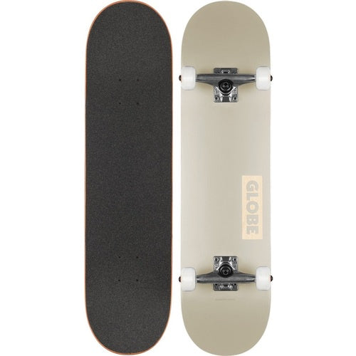 GLOBE GOODSTOCK 'Off White' COMPLETE SKATEBOARD - 8.0