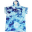 Sticky Johnson Hooded Towel Blue Tie Dye