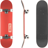 GLOBE GOODSTOCK COMPLETE SKATEBOARD - RED 7.75''