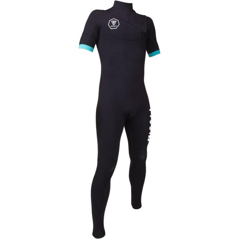 Vissla Boys 7 Seas 2/2 Short Sleeve Steamer - Black