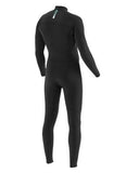 Vissla Mens 7 Seas 2/2 Full Suit Chest Zip - Black with Jade