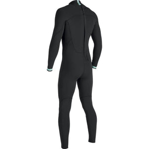 Vissla 7 Seas 4/3mm Back Zip Steamer - Black