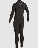 Billabong Revolution 4/3 Chest Zip Long Sleeve Steamer - Black