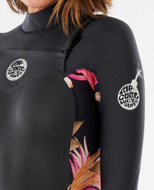 RIPCURL Womens Flashbomb 3/2 GB Chest Zip Sealed Wetsuit
