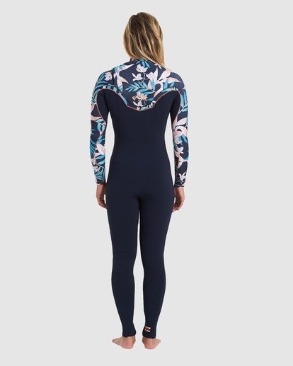 Billabong Womens Furnance Comp 3/2 - Chest Zip - IRIS