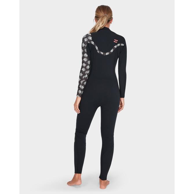 Billabong FURNACE CARBON COMP 3/2 CHEST ZIP - Black Print