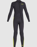 2020 Boys 4/3 Furnace Absolute Back Zip Gbs Fullsuit - Neon Green