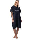 Rip Curl Surf Essentials Womens Hooded Towel - Black