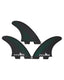 FCS II Mick Fanning Performance Core Black/Olive Large Tri Retail Fins