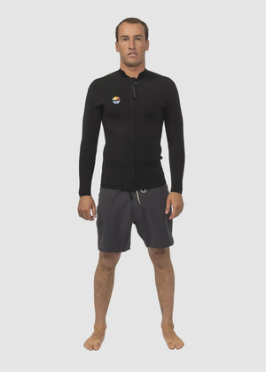 VISSLA SOLID SETS 2MM FRONT ZIP WETSUIT JACKET